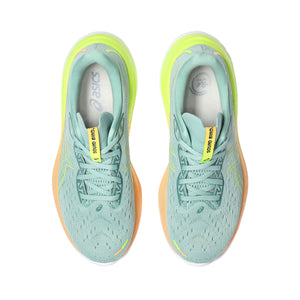 Asics Gel Cumulus 26 Paris Women Light Celadon Safety Yellow ג'ל קומולוס פריז נשים