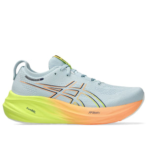 Asics Gel Nimbus 26 Paris Women Cool Grey Safety Yellow ג'ל נימבוס 26 פריז נשים