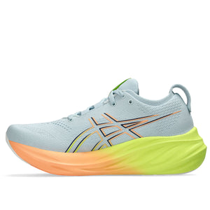 Asics Gel Nimbus 26 Paris Women Cool Grey Safety Yellow ג'ל נימבוס 26 פריז נשים