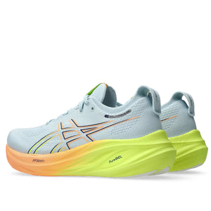 Asics Gel Nimbus 26 Paris Women Cool Grey Safety Yellow ג'ל נימבוס 26 פריז נשים