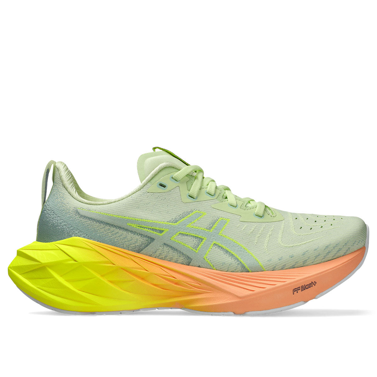 Asics Novablast 4 Paris Women Cool Matcha Safety Yellow נובה בלאסט 4 פריז נשים