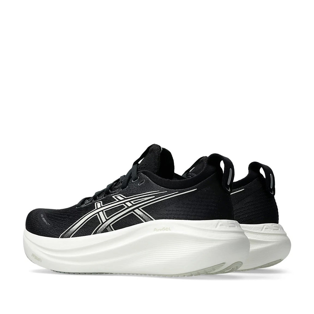 Asics Gel Nimbus 27 Women Black white נעלי ריצה ג`ל נימבוס 27 לנשים