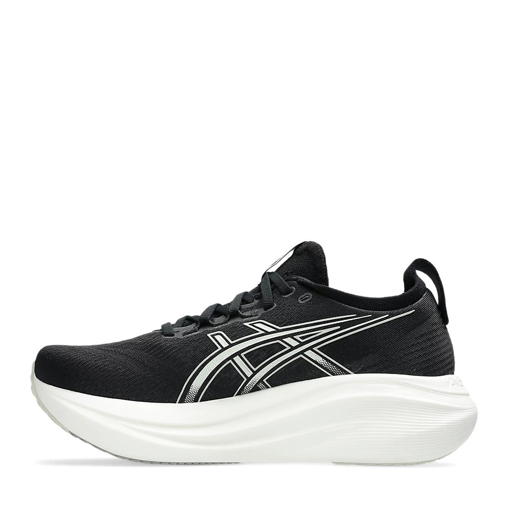 Asics Gel Nimbus 27 Women Black white נעלי ריצה ג`ל נימבוס 27 לנשים