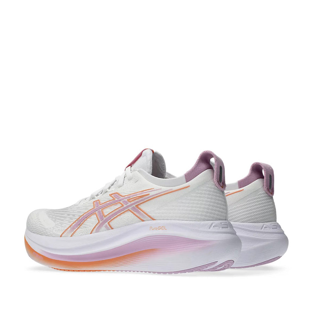 Asics Gel Nimbus 27 Women White Light Ube אסיקס נימבוס לנשים