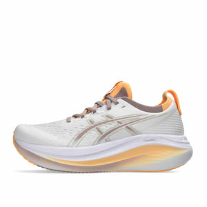 Asics Gel Nimbus 27 Women White Fawn נעלי ריצה ג`ל נימבוס 27 לנשים