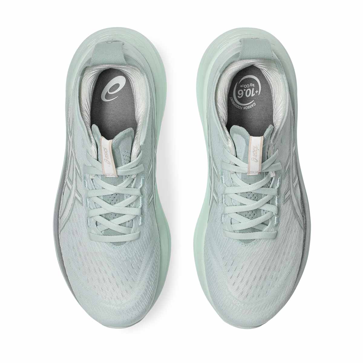 Asics Gel Nimbus 27 Women Pure Aqua White נעלי ריצה ג`ל נימבוס 27 לנשים