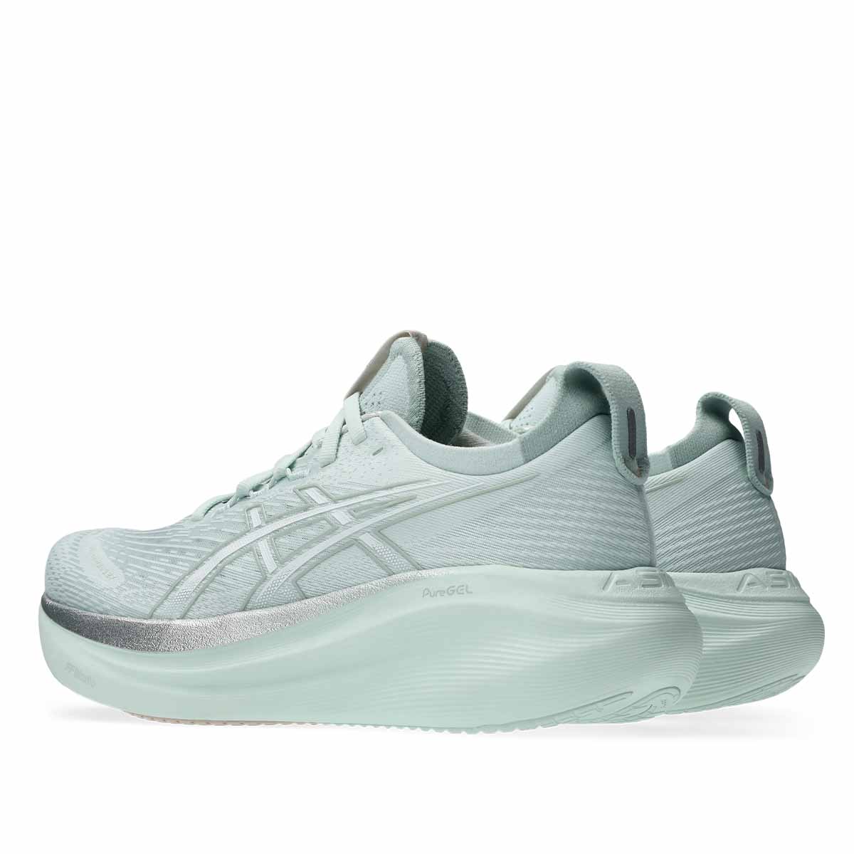 Asics Gel Nimbus 27 Women Pure Aqua White נעלי ריצה ג`ל נימבוס 27 לנשים
