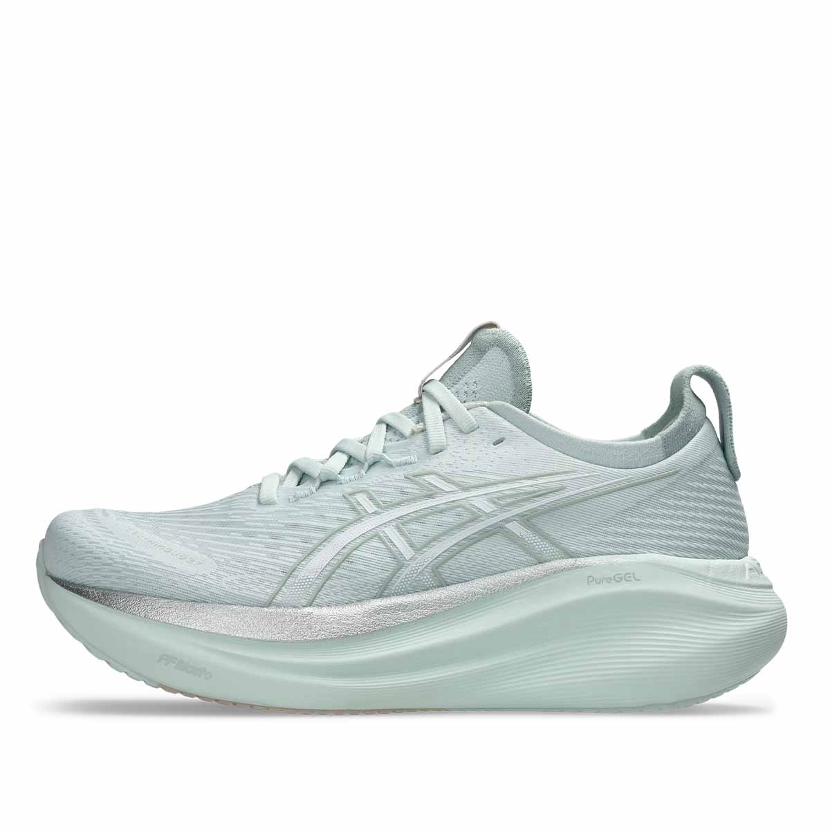 Asics Gel Nimbus 27 Women Pure Aqua White נעלי ריצה ג`ל נימבוס 27 לנשים