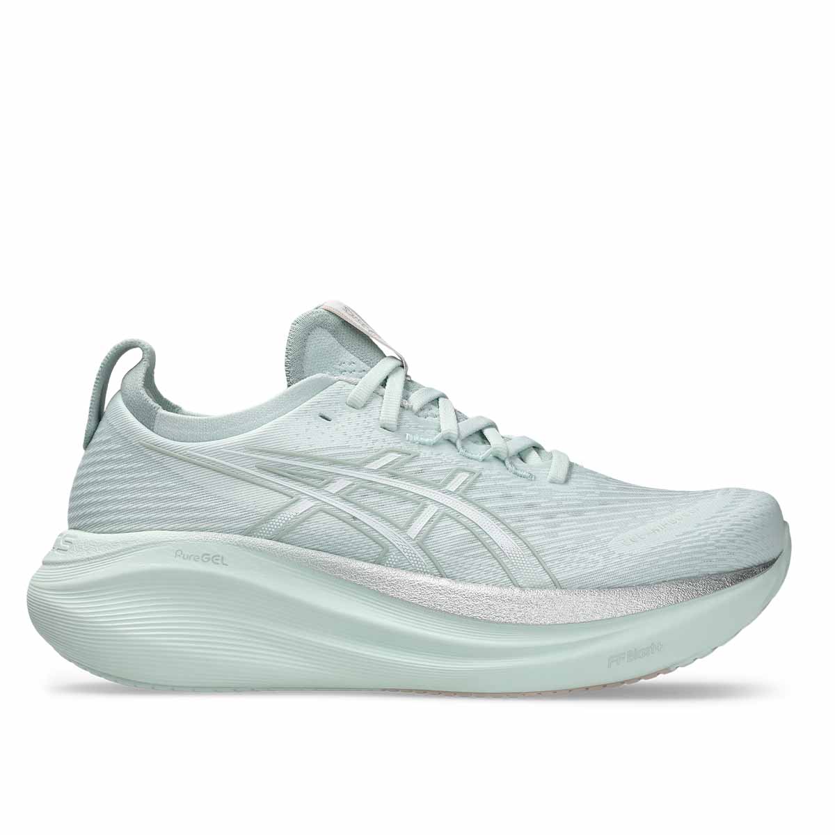Asics Gel Nimbus 27 Women Pure Aqua White נעלי ריצה ג`ל נימבוס 27 לנשים