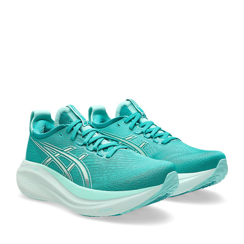 Asics Gel Nimbus 27 Women Wave Teal Illuminate Mint אסיקס נימבוס לנשים