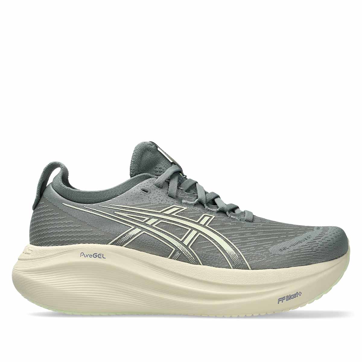 Asics Gel Nimbus 27 Women Monument Blue Whisper Green נעלי ריצה ג`ל נימבוס 27 נשים לנשים