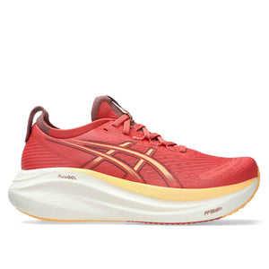 Asics Gel Nimbus 27 Women Dark Pink Clay Orange Glow נעלי ריצה ג`ל נימבוס 27 לנשים
