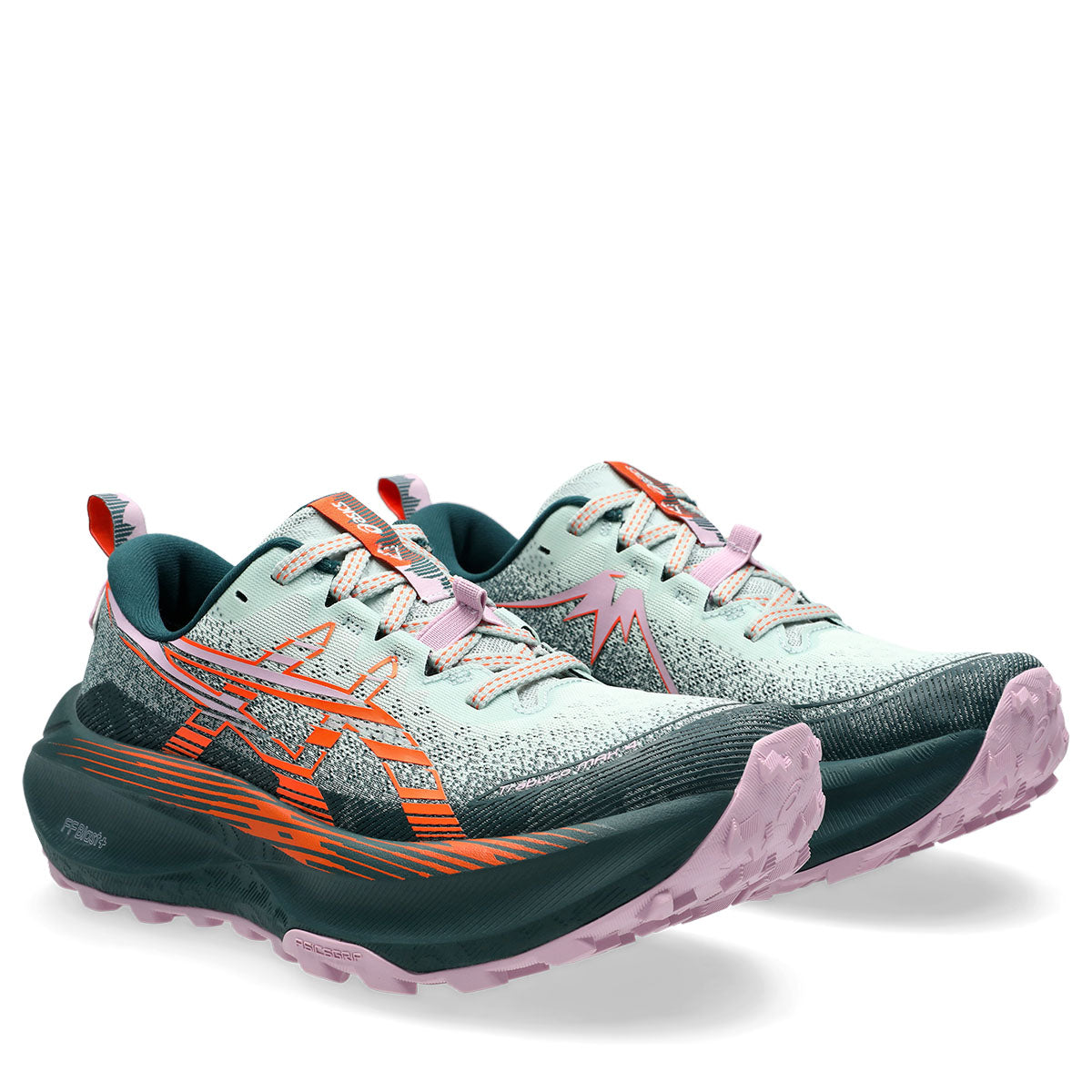 Asics Trabuco Max 4 Women Cold Moss Nova Orange טרבוקו מקס 4 נשים