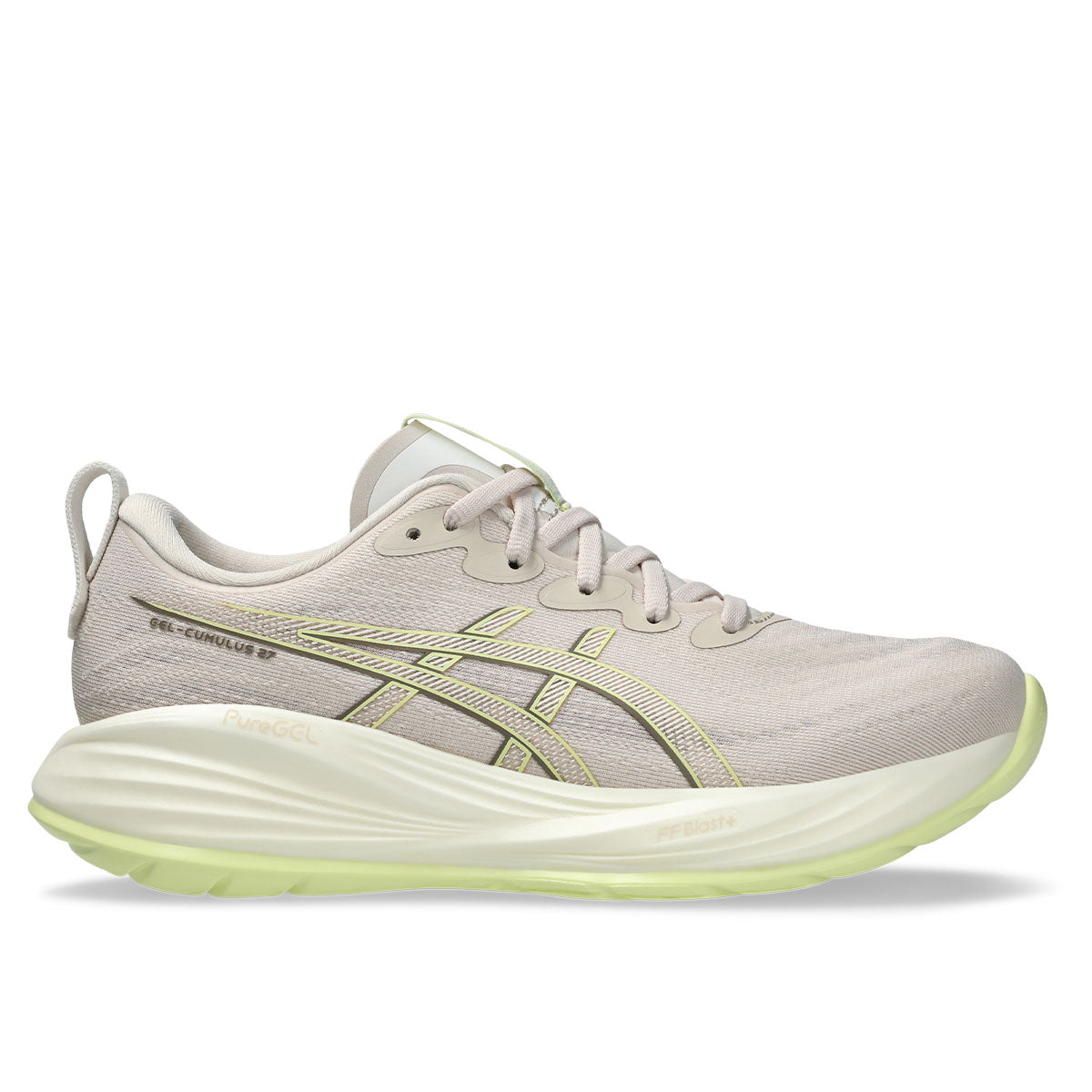 Asics Gel Cumulus 27 Women Mineral Beige Huddle Yellow קומולוס 27 נשים