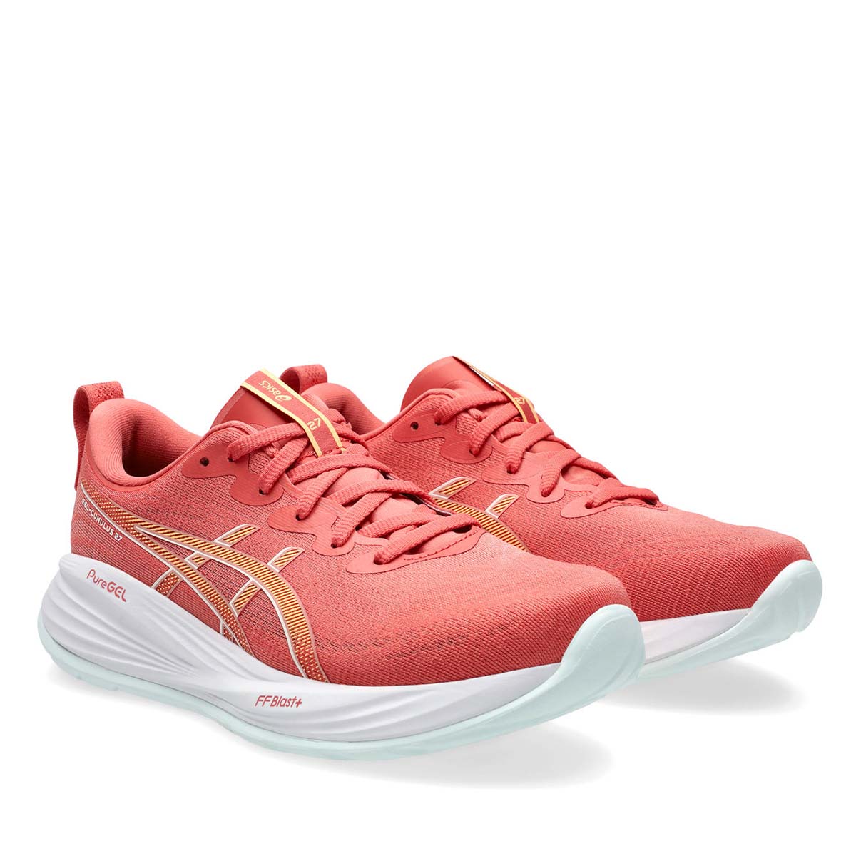 Asics Gel Cumulus 27 Women Dark Pink Clay Cream נעלי ריצה אסיקס נשים