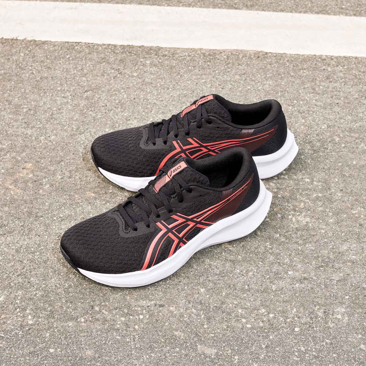 Asics Patriot 14 Women Black Dark Pink Clay נעלי ריצה פטריוט 14 לנשים