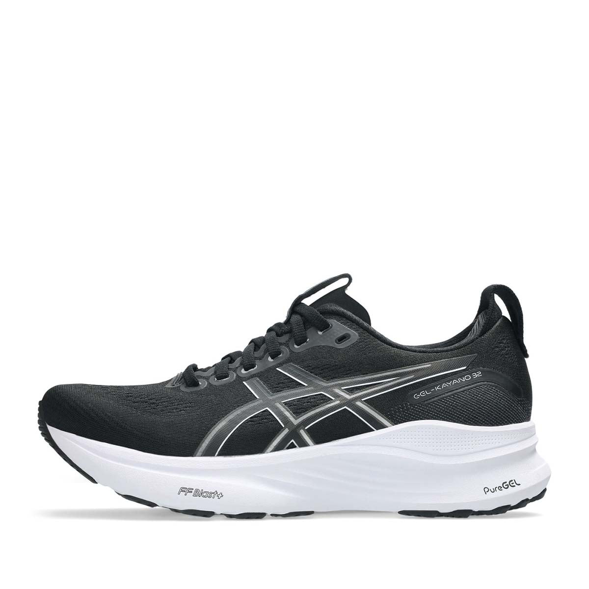 Asics Gel Kayano 32 Women Black White נעלי ריצה  ג`ל קיאנו 32 לנשים