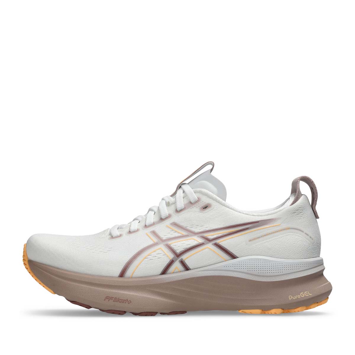Asics Gel Kayano 32 Women White Orange Glow נעלי ריצה ג`ל קיאנו 32 לנשים