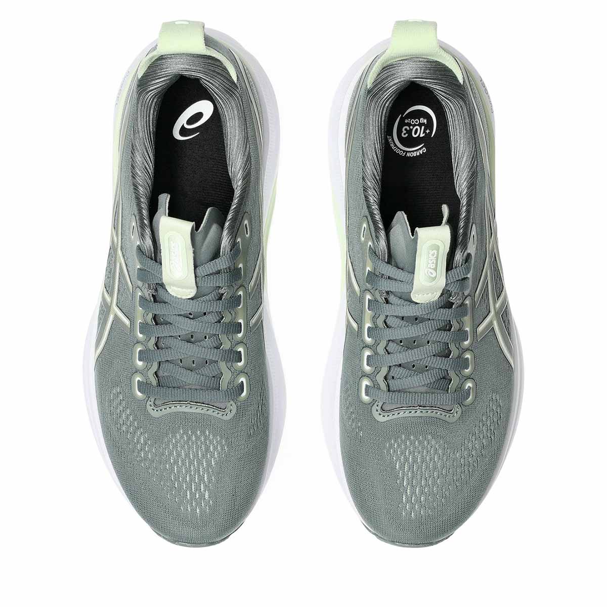 Asics Gel Kayano 32 Women Monument Blue Whisper Green נעלי ריצה לנשים ג'ל קאינו 32