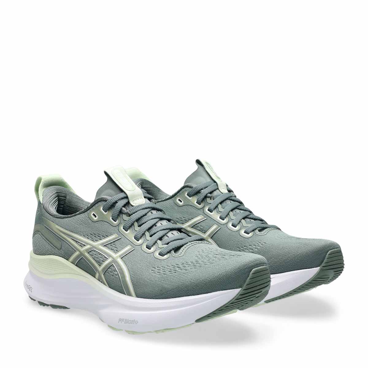 Asics Gel Kayano 32 Women Monument Blue Whisper Green נעלי ריצה לנשים ג'ל קאינו 32