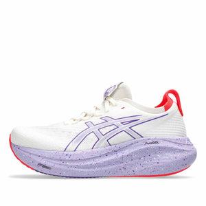 AsicsGel Nimbus 27 Tokyo Women Cream Edo Purple נעלי ריצה ג'ל נימבוס 27 טוקיו נשים
