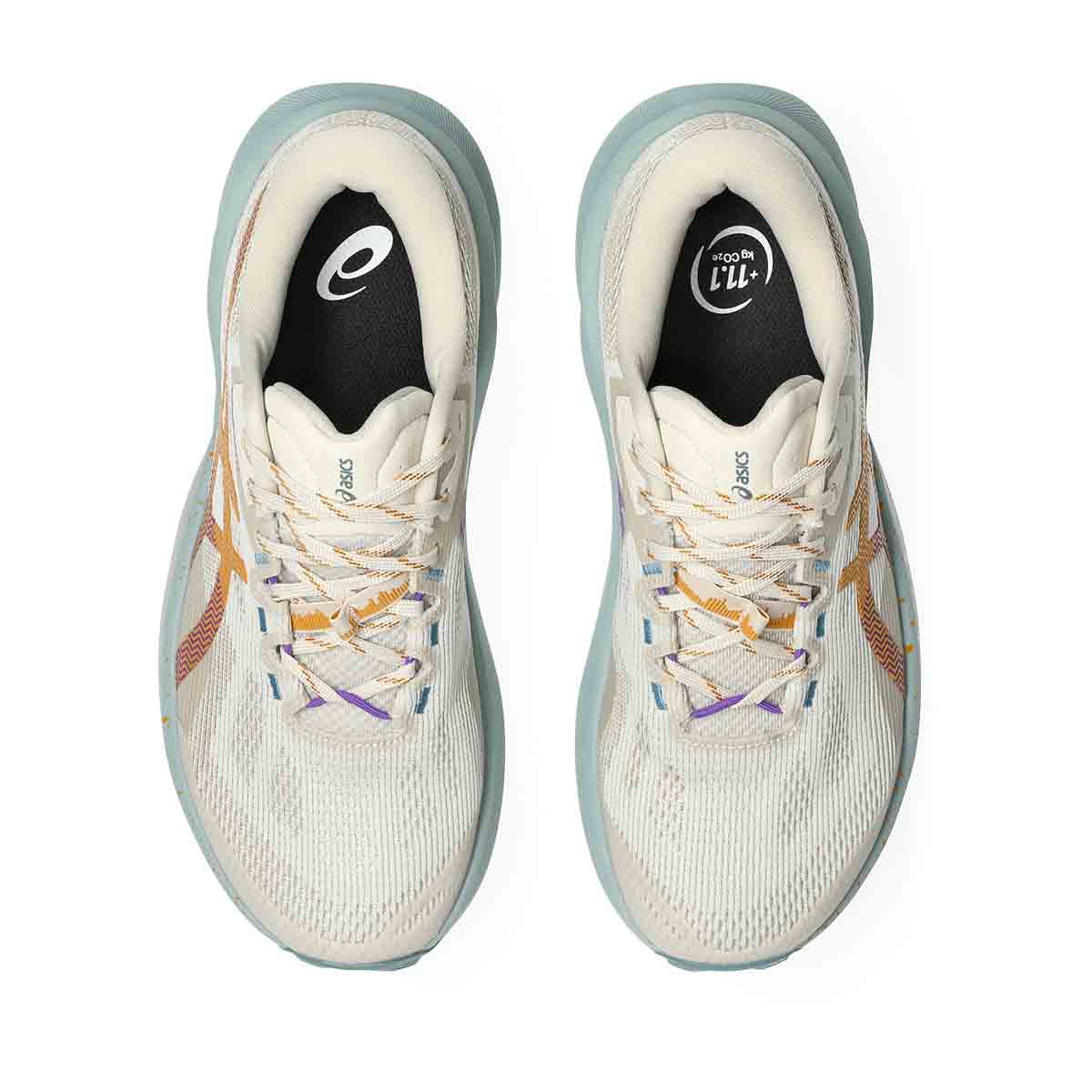Asics Trabuco 14 Women Oatmeal Sandstorm נעלי ריצה לשטח לנשים