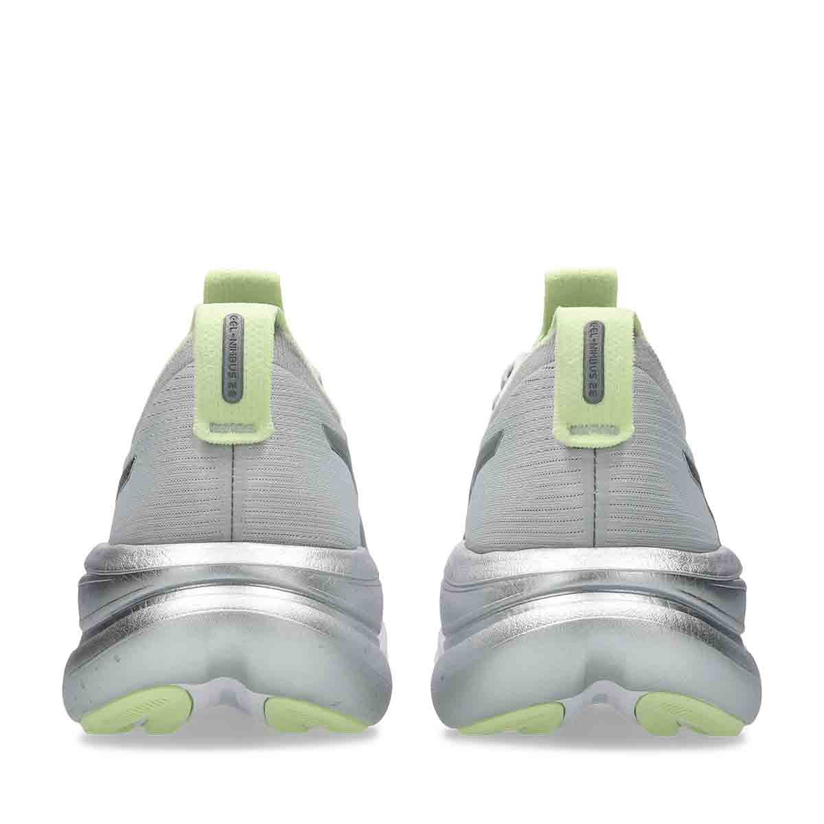 Asics Gel Nimbus 28 Platinum Women Platinum Glow Green נעלי ריצה לנשים