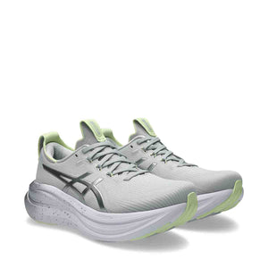 Asics Gel Nimbus 28 Platinum Women Platinum Glow Green נעלי ריצה לנשים