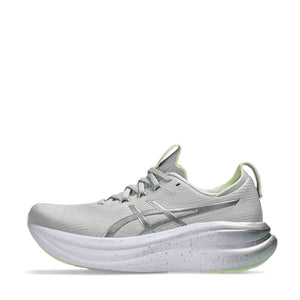 Asics Gel Nimbus 28 Platinum Women Platinum Glow Green נעלי ריצה לנשים