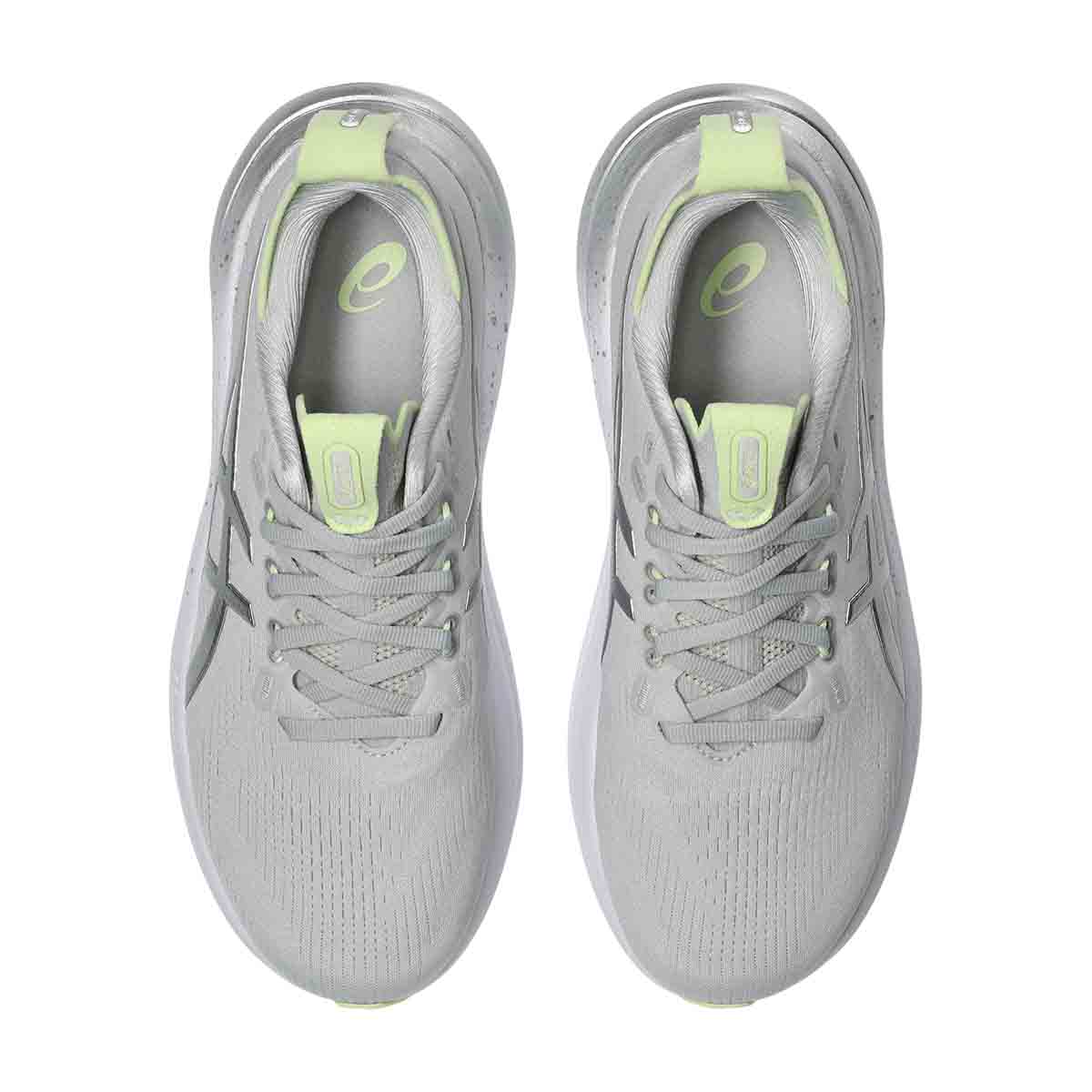 Asics Gel Nimbus 28 Platinum Women Platinum Glow Green נעלי ריצה לנשים