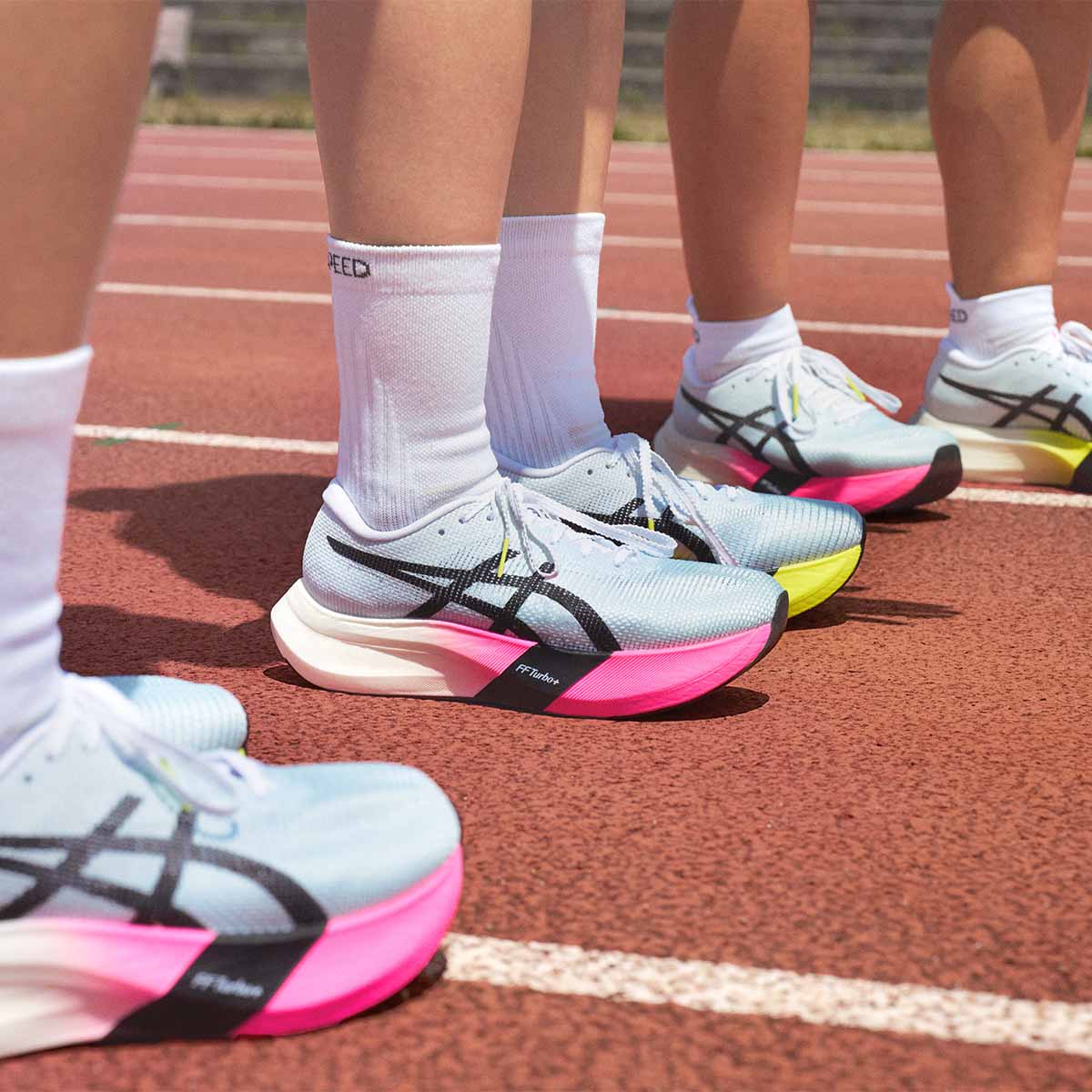 Asics Metaspeed Sky Paris Unisex Light Blue Black נעלי ריצה מטה ספיד סקיי פריז