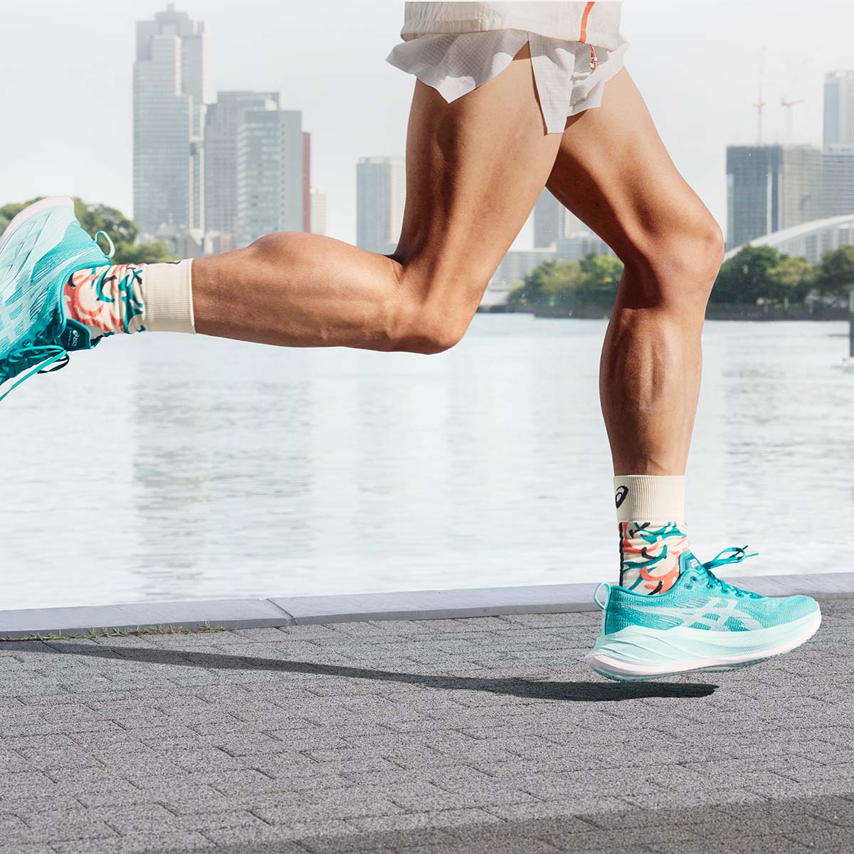 Asics Superblast 2 Unisex Wave Teal Illuminate Mint נעלי ריצה סופר בלאסט 2 יוניסקס