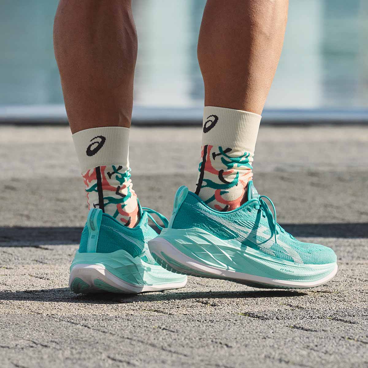 Asics Superblast 2 Unisex Wave Teal Illuminate Mint נעלי ריצה סופר בלאסט 2 יוניסקס