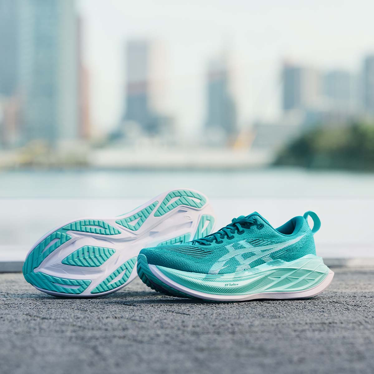 Asics Superblast 2 Unisex Wave Teal Illuminate Mint נעלי ריצה סופר בלאסט 2 יוניסקס
