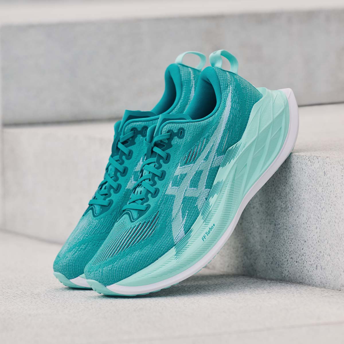 Asics Superblast 2 Unisex Wave Teal Illuminate Mint נעלי ריצה סופר בלאסט 2 יוניסקס