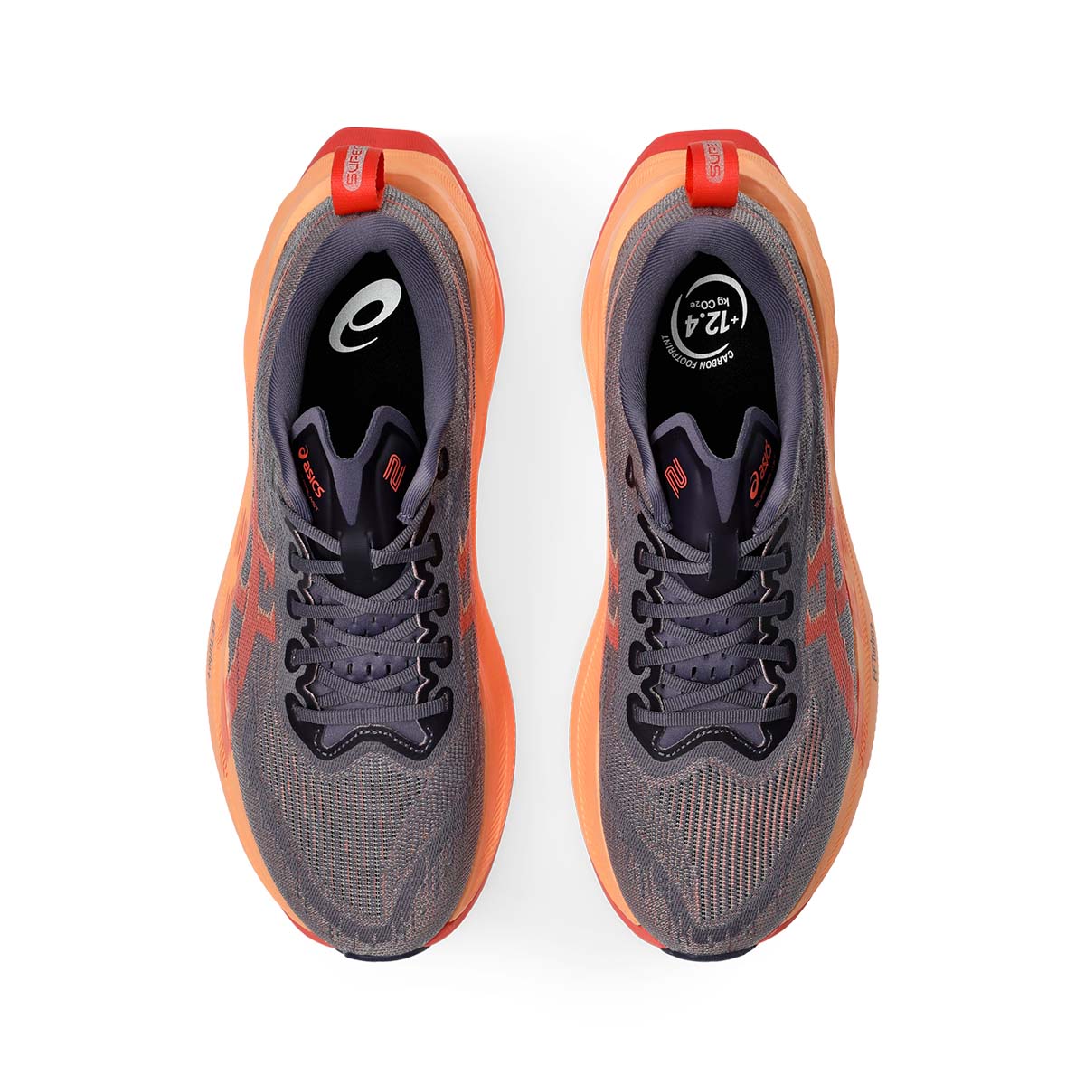 Asics Superblast 2 Unisex Greyish Purple Coral Reef סופר בלאסט 2 יוניסקס