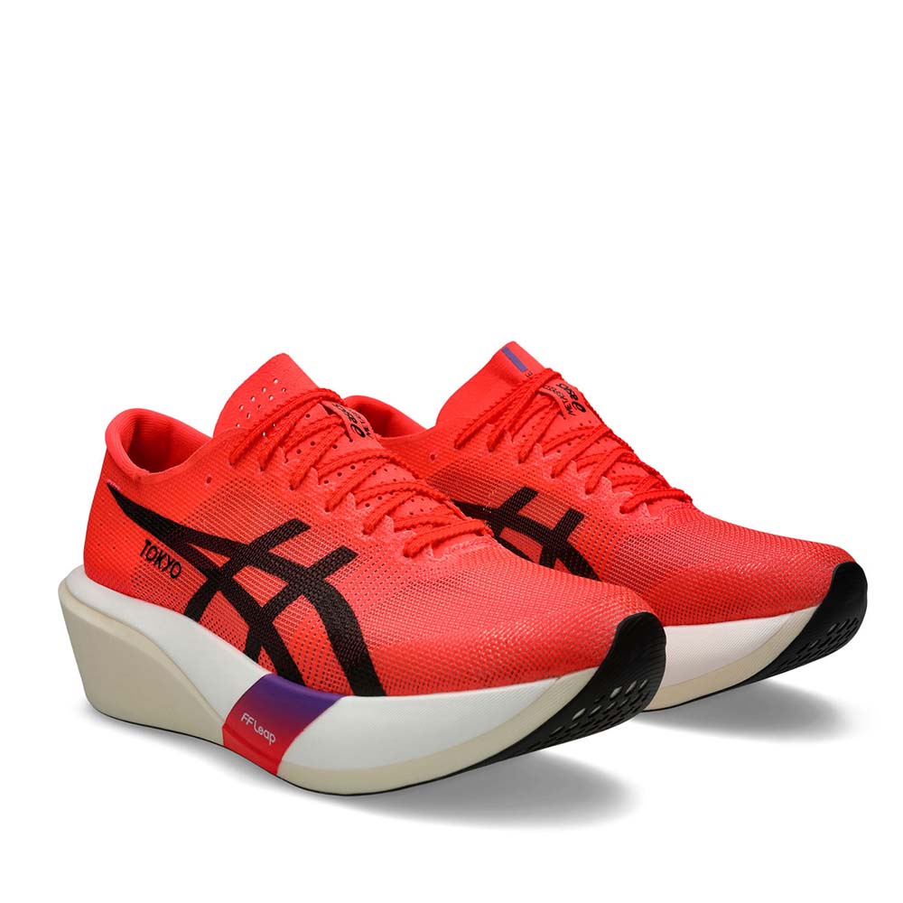 Asics  Metaspeed Edge 4 Unisex Flash Red Black נעלי ריצה מטה ספיד אדג' 4 יוניסקס