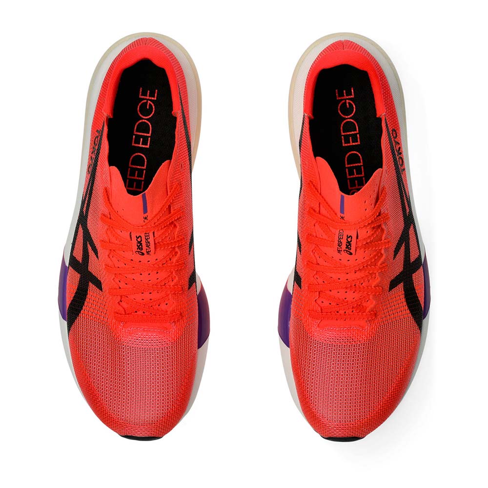 Asics  Metaspeed Edge 4 Unisex Flash Red Black נעלי ריצה מטה ספיד אדג' 4 יוניסקס