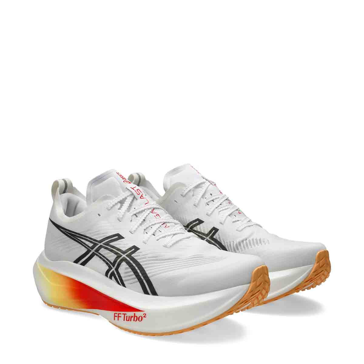 Asics Megablast Unisex White Orange Glow נעלי ריצה מגהבלאסט יוניסקס - Original's