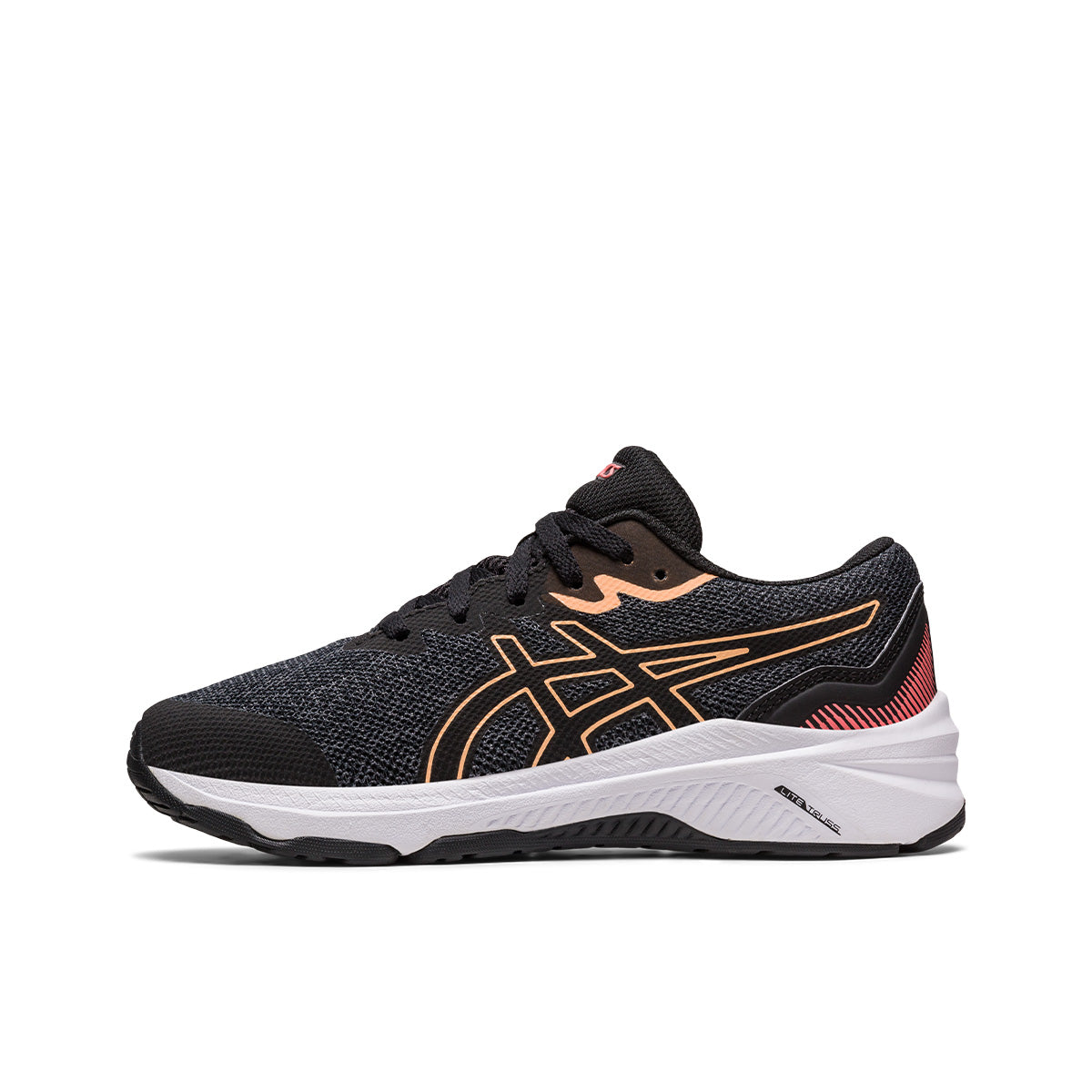 Asics GT 1000 11 GS Kids Black Papaya נעלי אסיקס ילדים