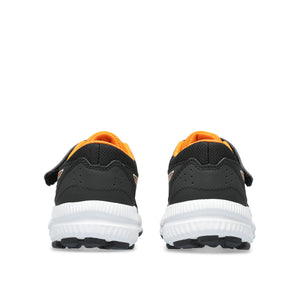 Asics Contend 8 PS Kids Black Bright Orange נעלי אסיקס ילדים
