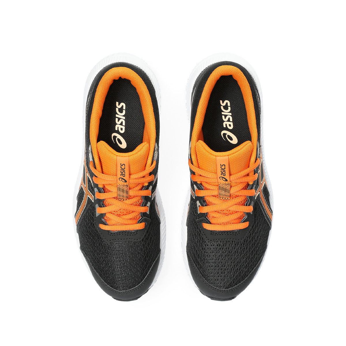 Asics Contend 8 GS Kids Black Bright Orange נעלי אסיקס ילדים