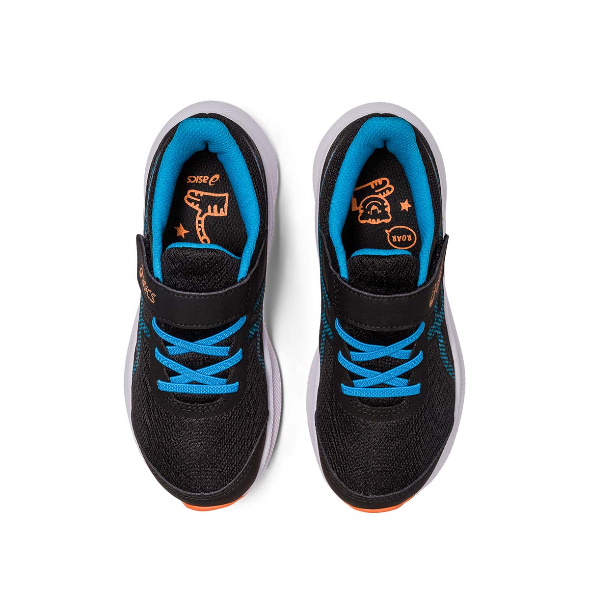 Asics Patriot 13 PS Kids Black Island Blue נעלי אסיקס ילדים