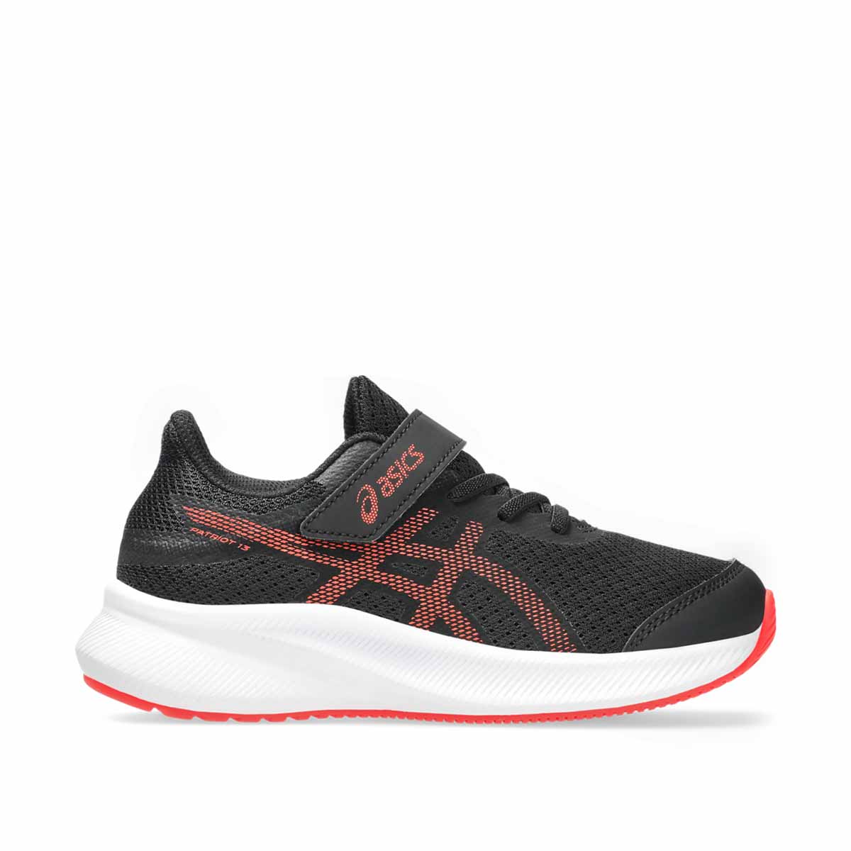 Asics Patriot 13 PS Kids Black Flash Red נעלי ריצה פטריוט 13 לילדים