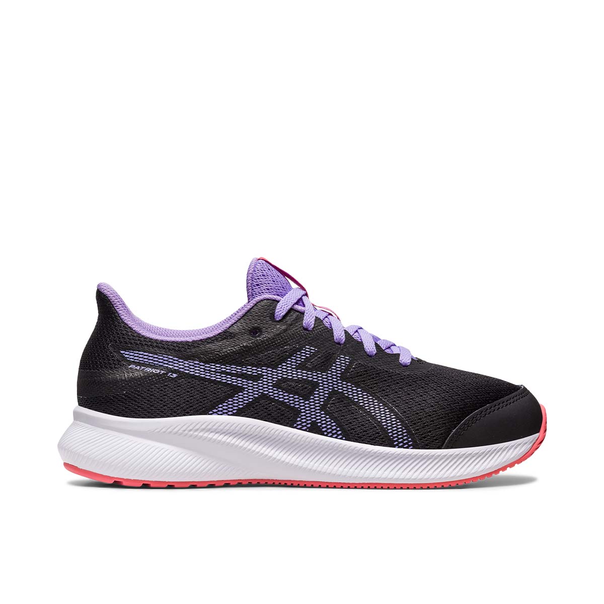 Asics Patriot 13 GS Kids Black Digital Violet נעלי אסיקס ילדים