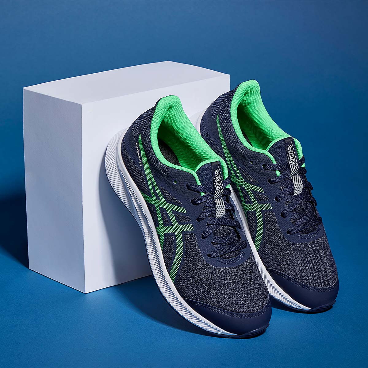 Asics Patriot 13 GS Kids Midnight New Leaf נעלי אסיקס ילדים