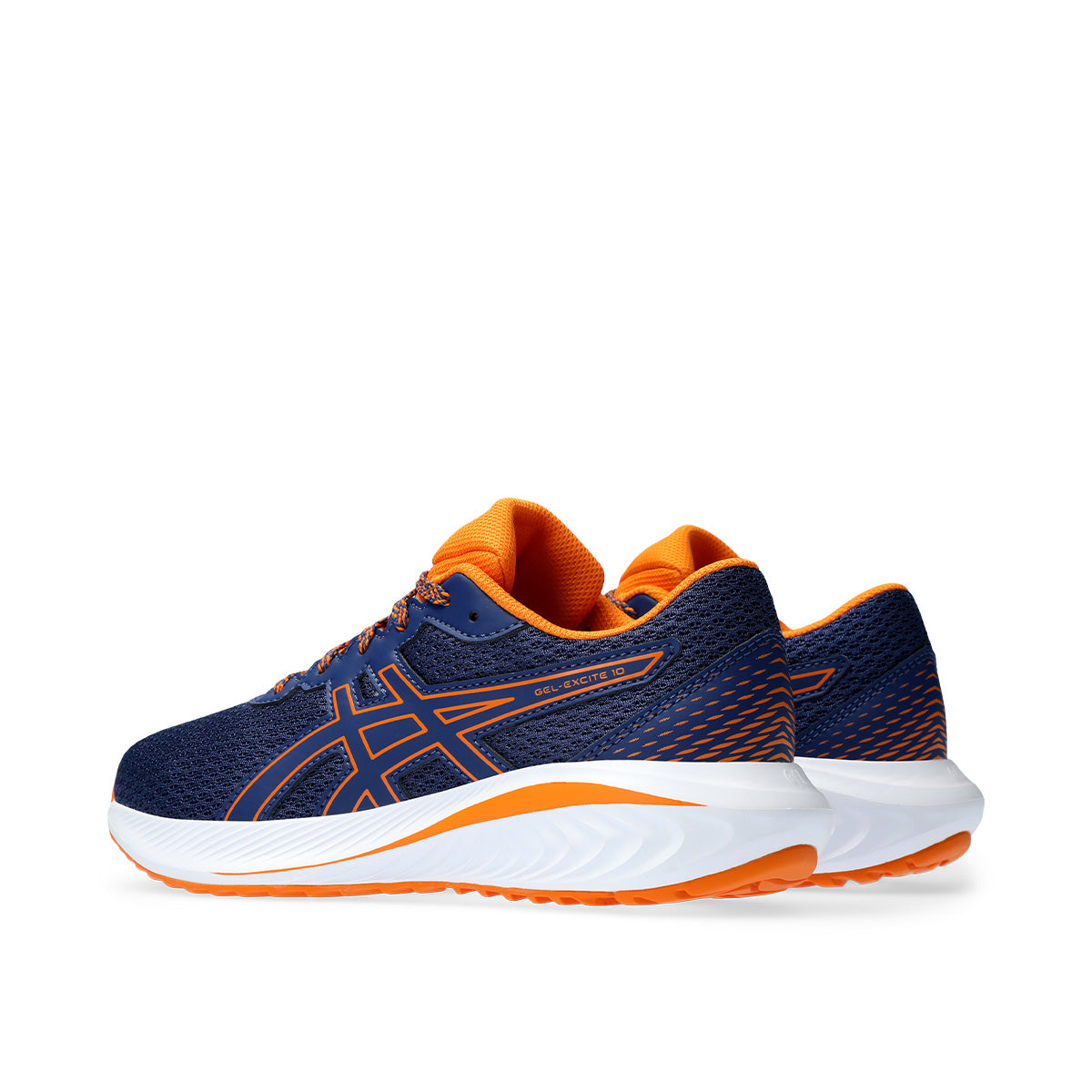 Asics Gel Excite 10 GS Kids Deep Ocean Bright Orange אסיקס ג'ל אקסייט 10 ילדים