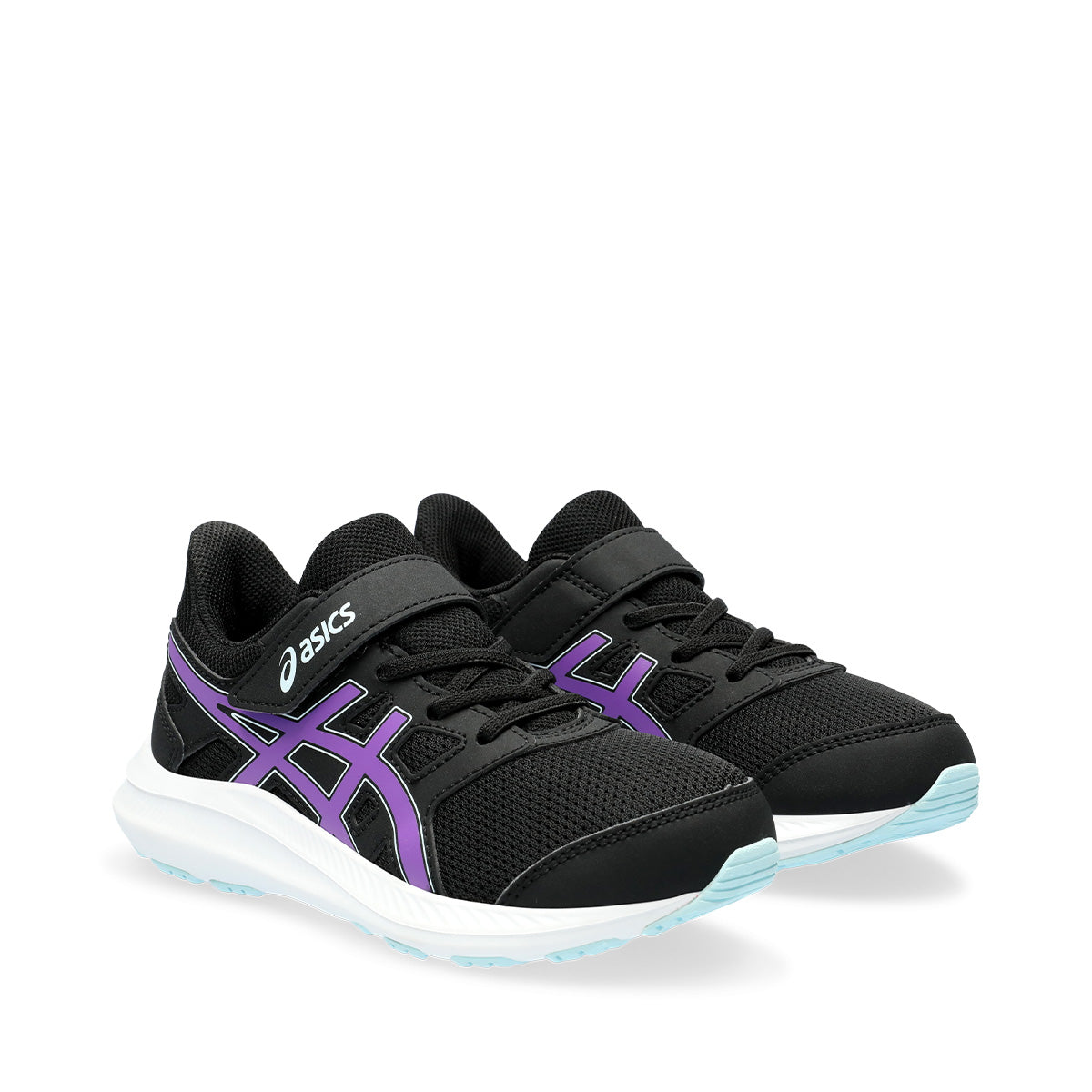 Asics Jolt 4 PS Kids Black Cyber Grape נעלי אסיקס לילדים