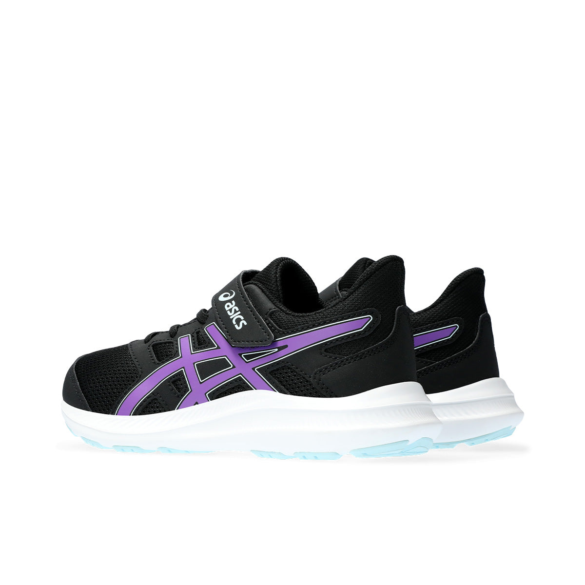 Asics Jolt 4 PS Kids Black Cyber Grape נעלי אסיקס לילדים