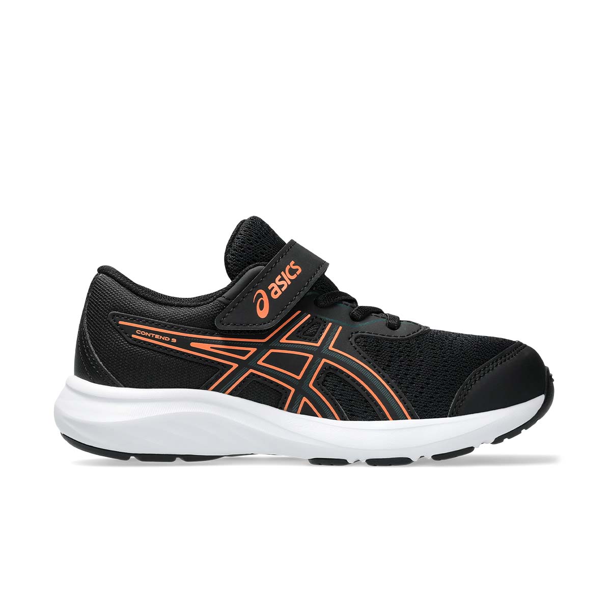 Asics Gel Contend 9 PS Kids Black Saxon Green נעלי ג'ל קונטנד 9 ילדים